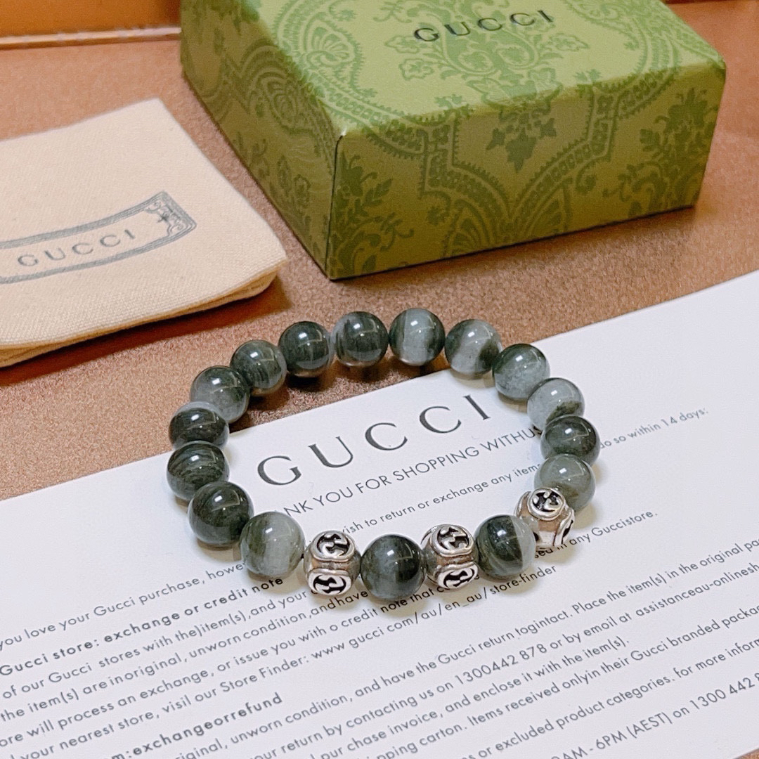 Gucci Ghost Stone Crystal Bracelet