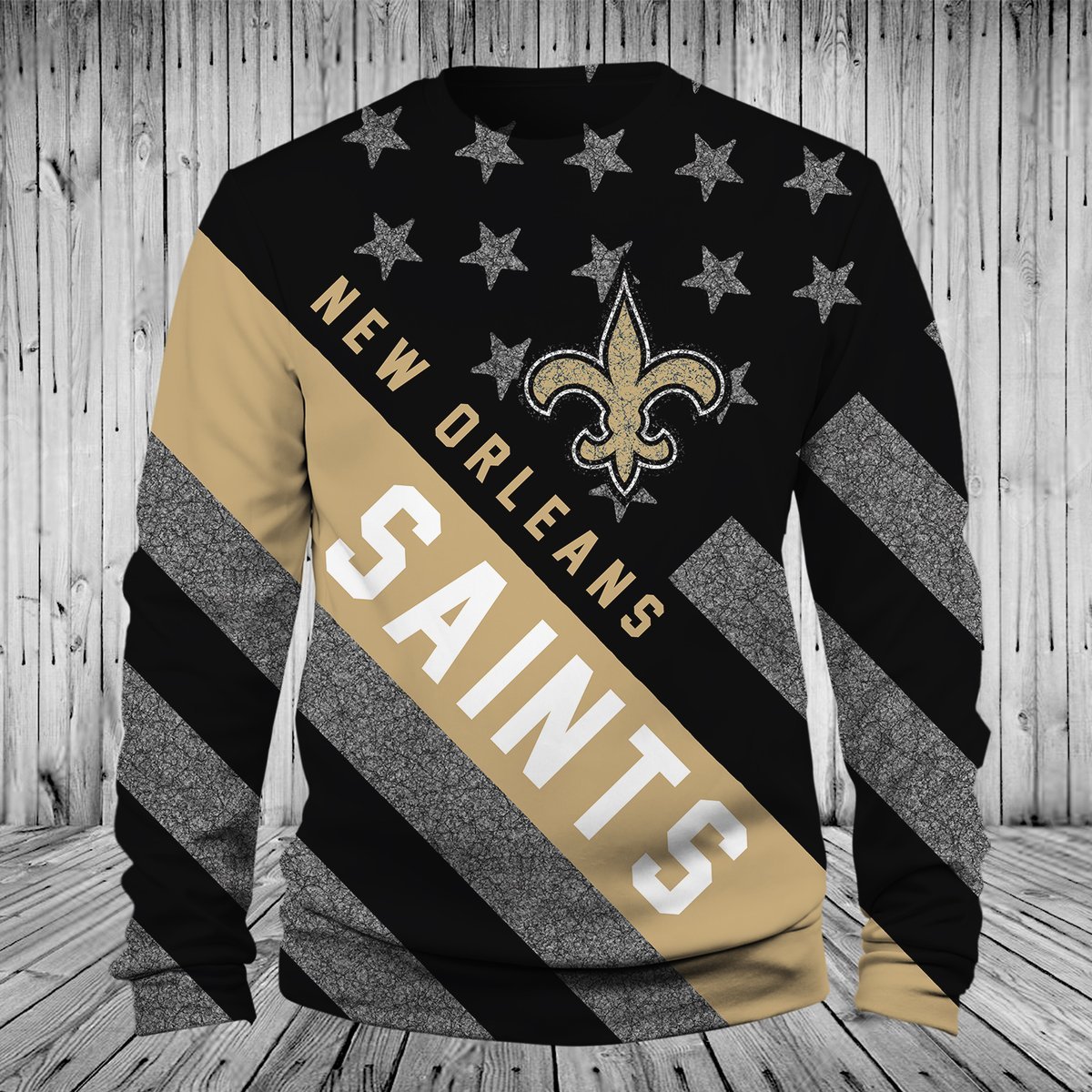 SAINTS HOODIE 3D FLAG5