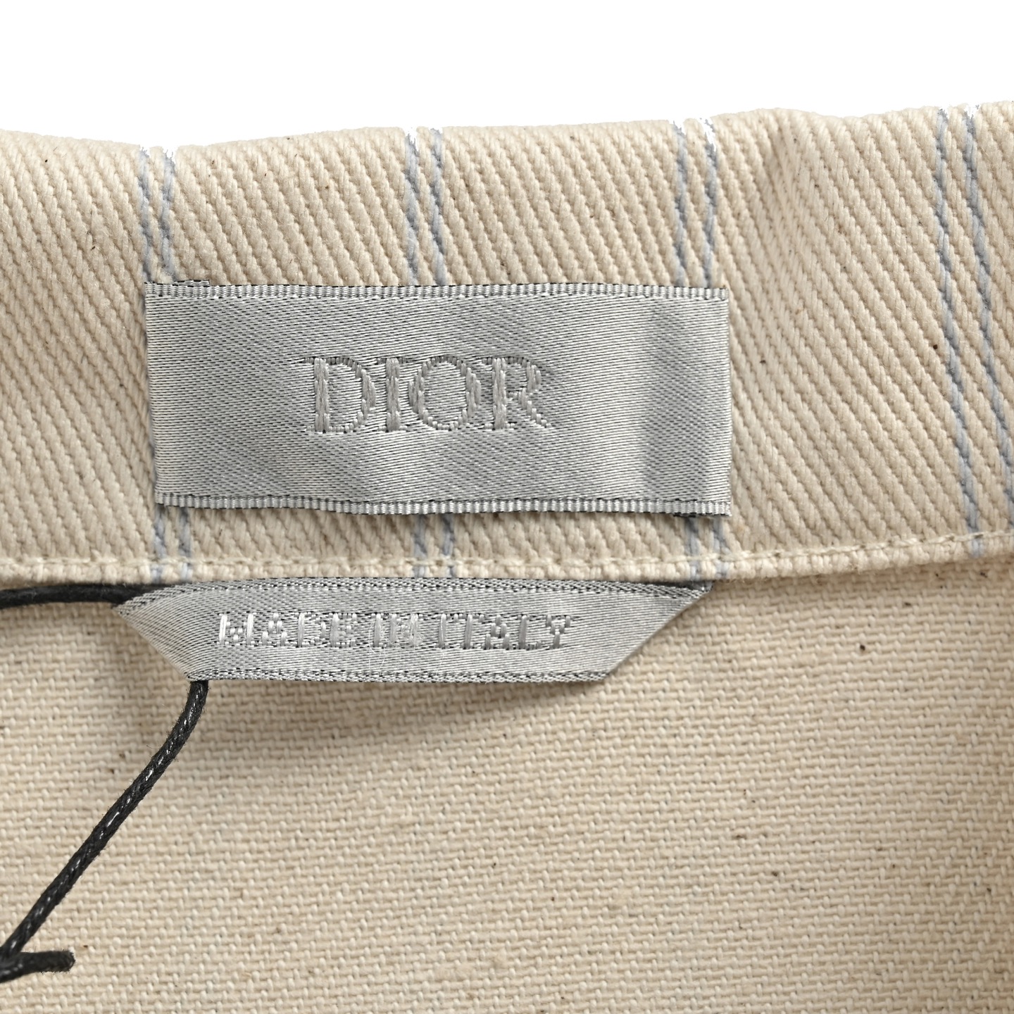 Dior 25ss striped denim jacket