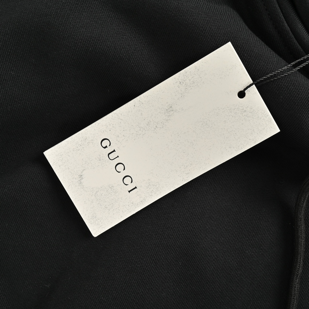 Gucci 24Fw back lettering print hooded sweatshirt
