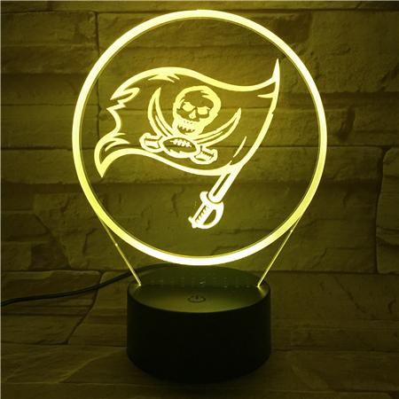 TAMPA BAY BUCCANEERS 3D LED LIGHT LAMP