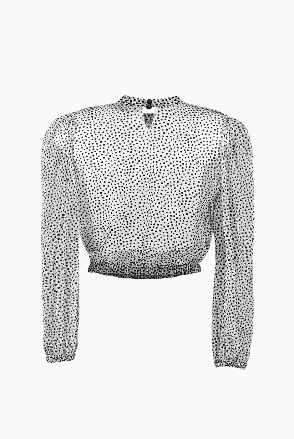 Blusa de lunares manga amplia