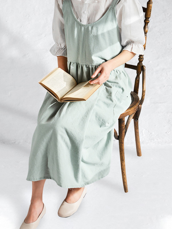 Vintage Cross Back Comfy Apron