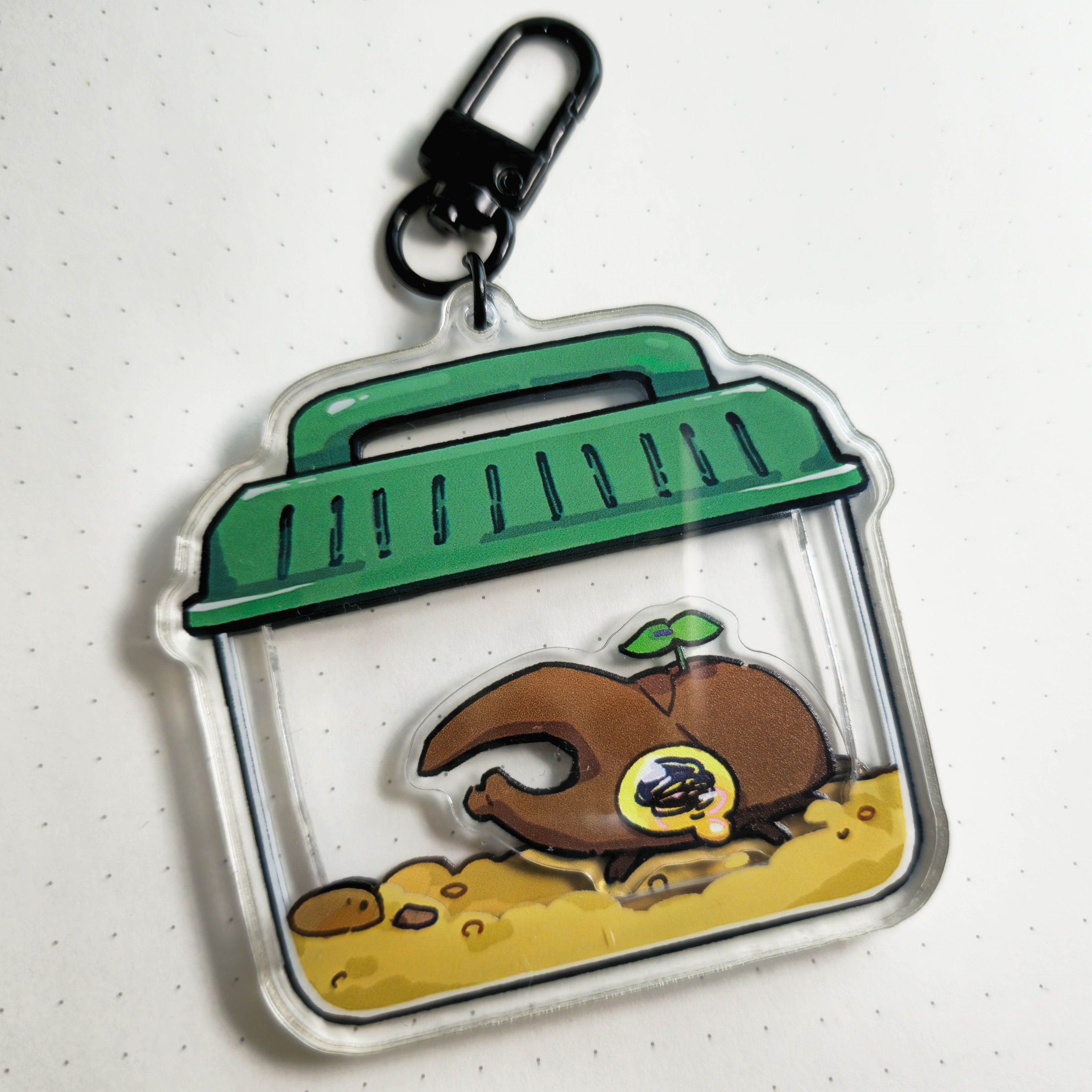 🎨🪲Terrarium and Doodle Bug Shaker Charms
