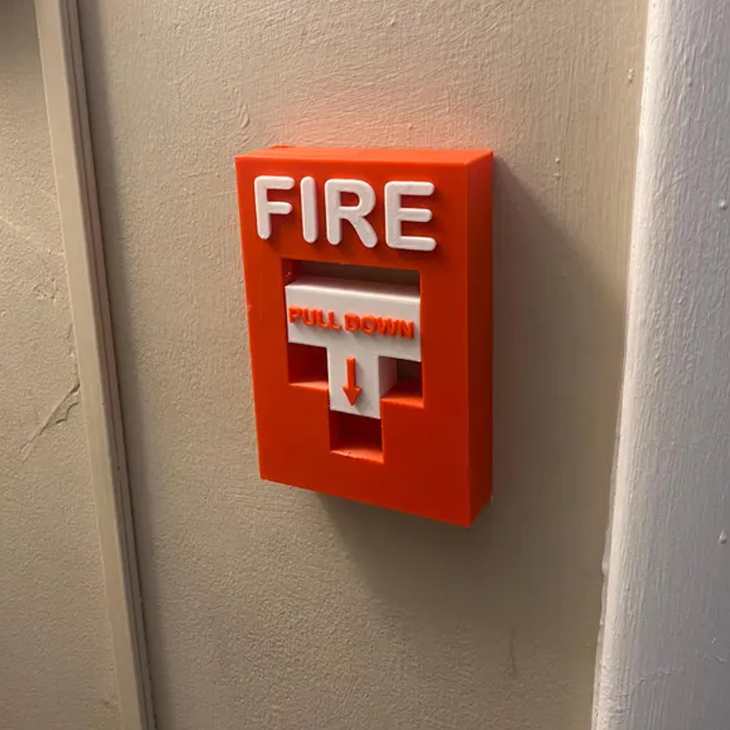 Fire Alarm Light Switch Cover