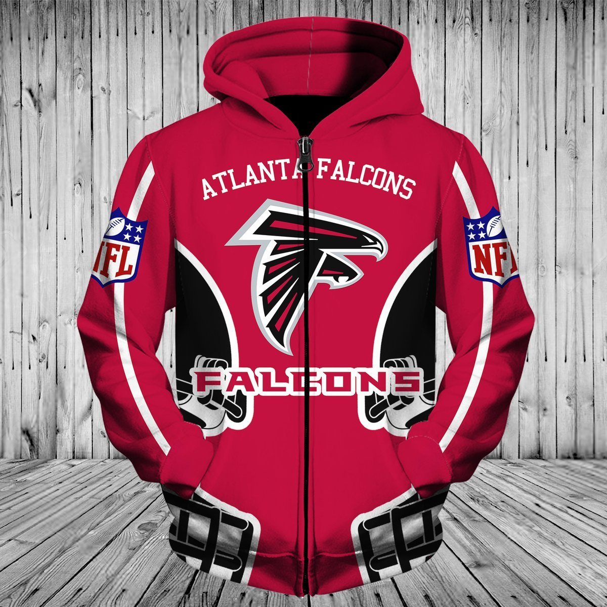 FALCONS HOODIE 3D 34