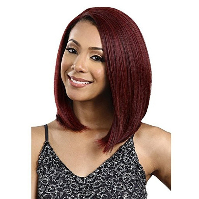 Luna Women Wig Asymmetrical Lovely Bob Straight for African American