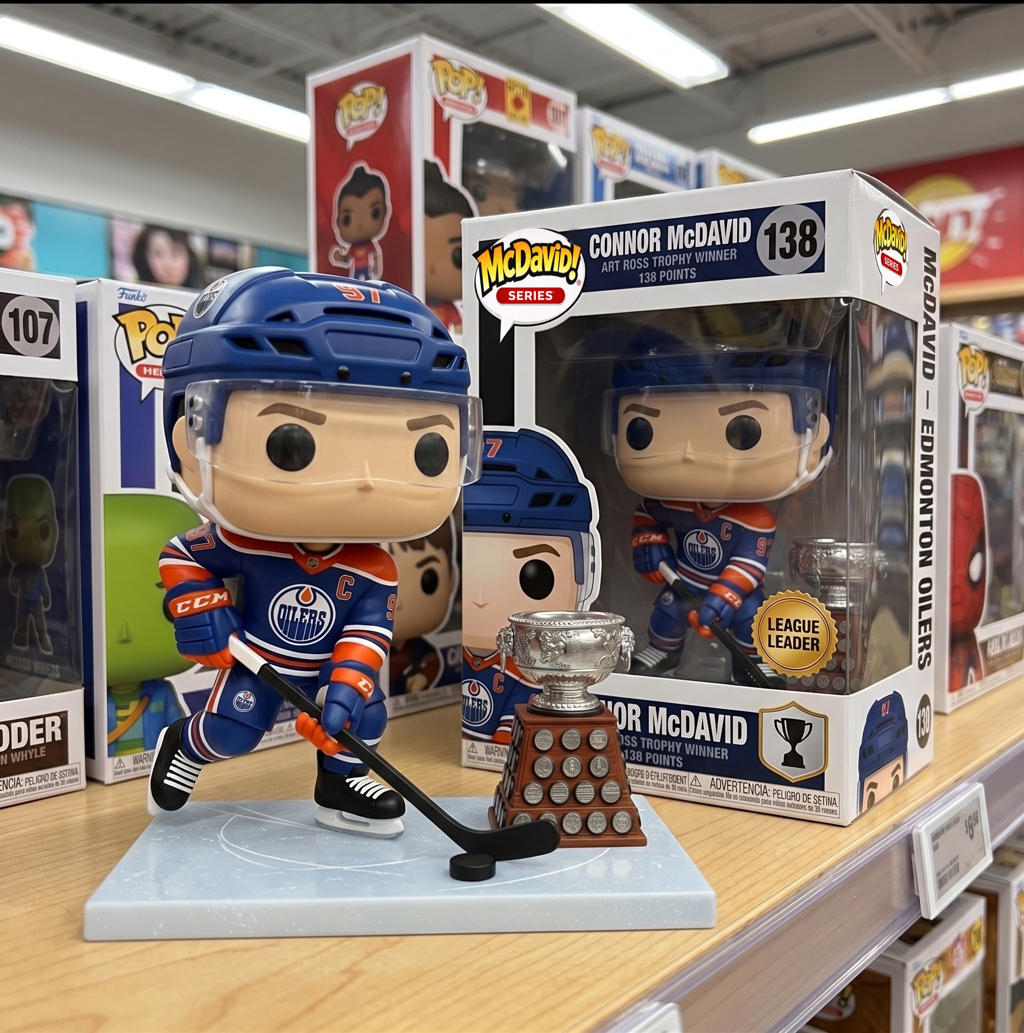 🏒 Connor McDavid 138-Point Legend Pop! – Art Ross Edition 🏆