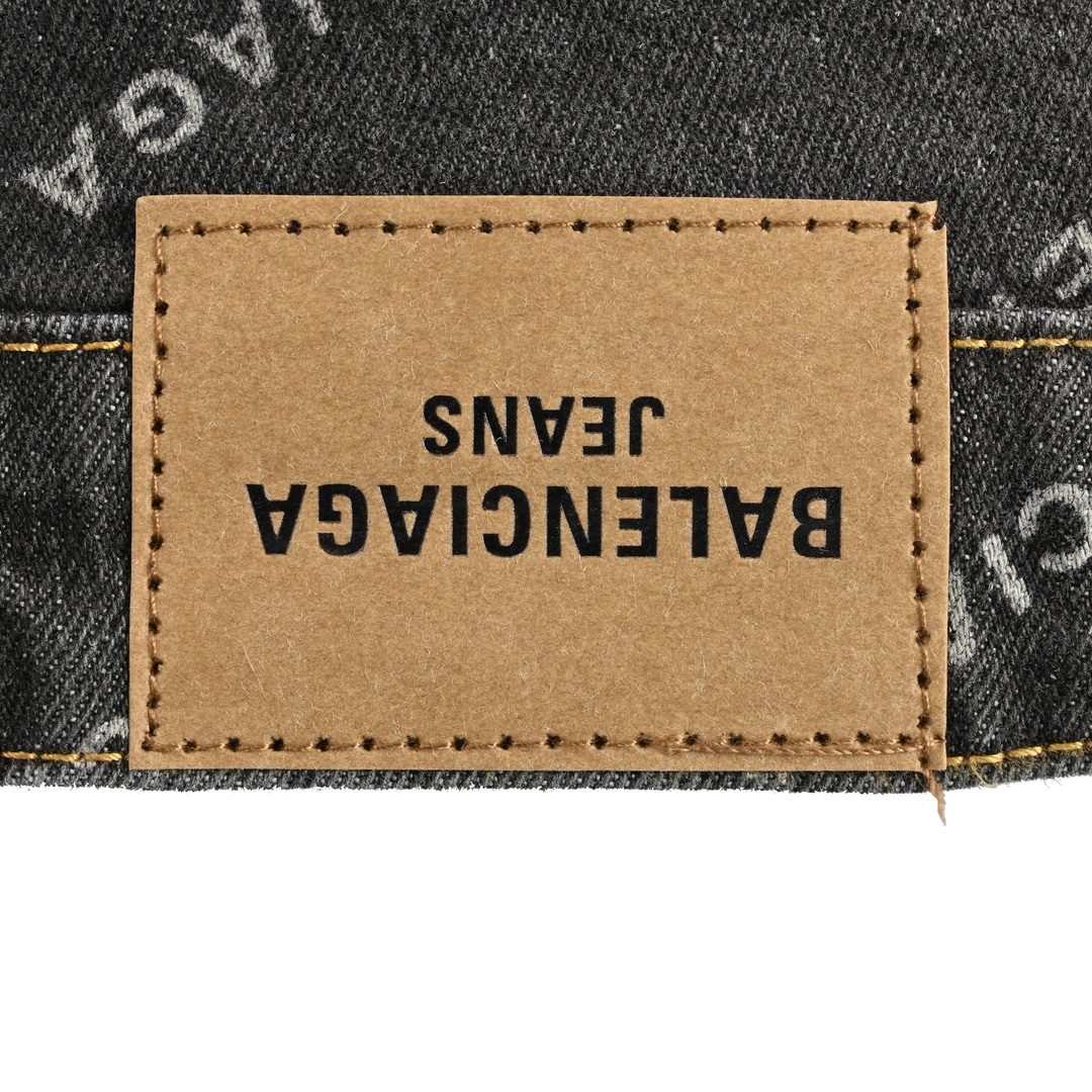 Balenciaga 24Fw Barrage Print Jeans