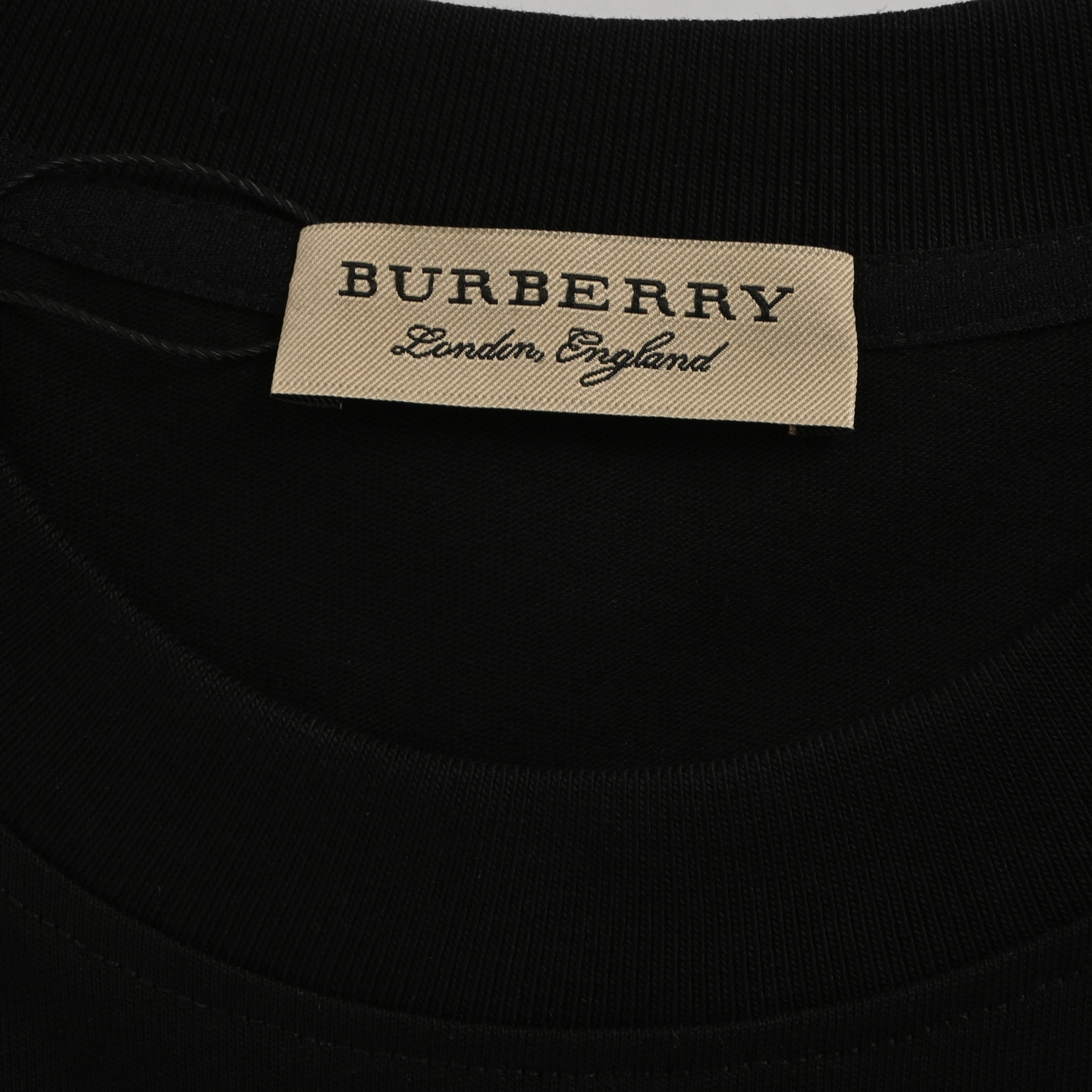 Burberry 25ss towel embroidered letter logo short sleeve