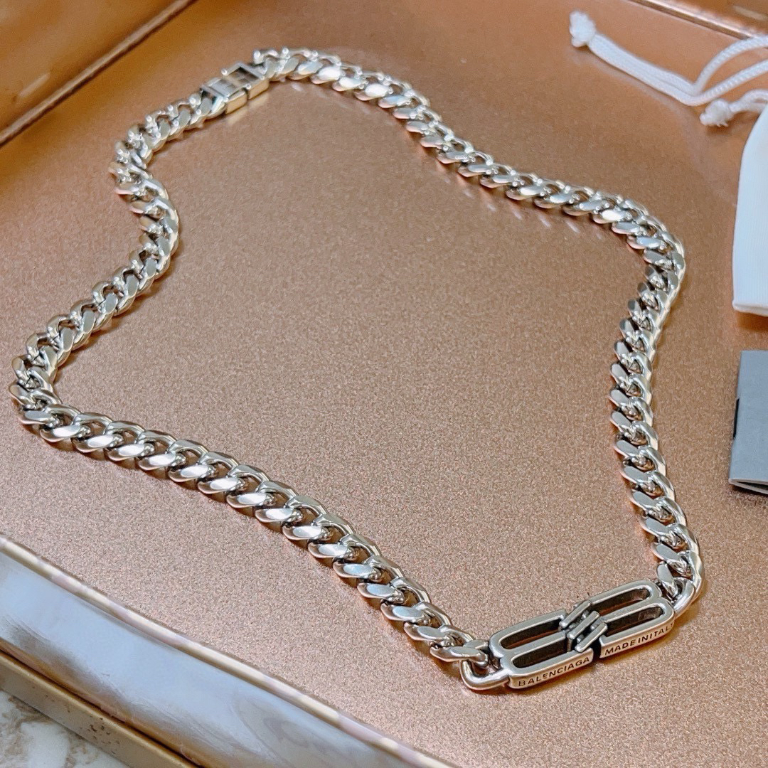 Balenciaga Flat Chain Necklace