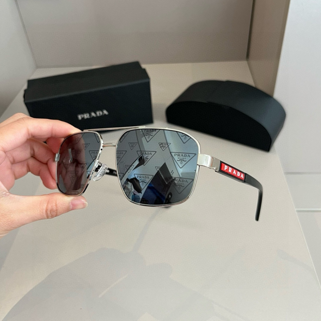 Prada round frame sunglasses