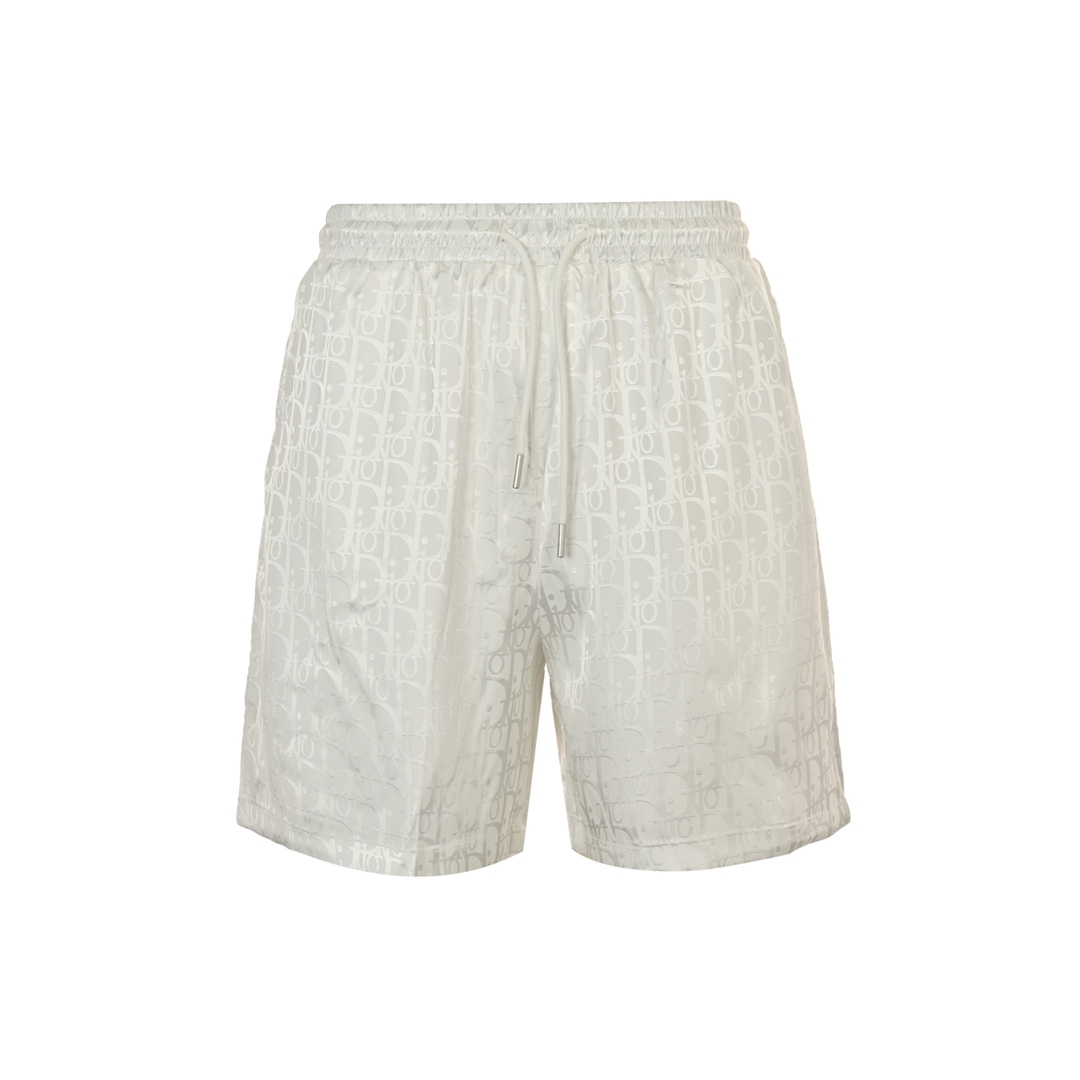 Dior 24ss old flower pattern jacquard beach shorts