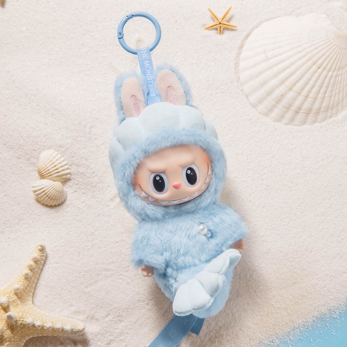 POP MART THE MONSTERS LABUBU Hide and Seek in Singapore Series Vinyl Plush Pendant