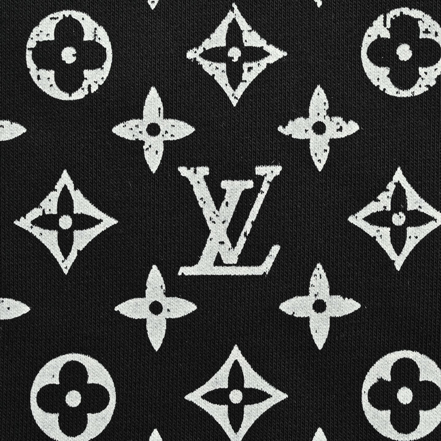 Louis Vuitton 25Fw monogram gradient print crew neck sweatshirt