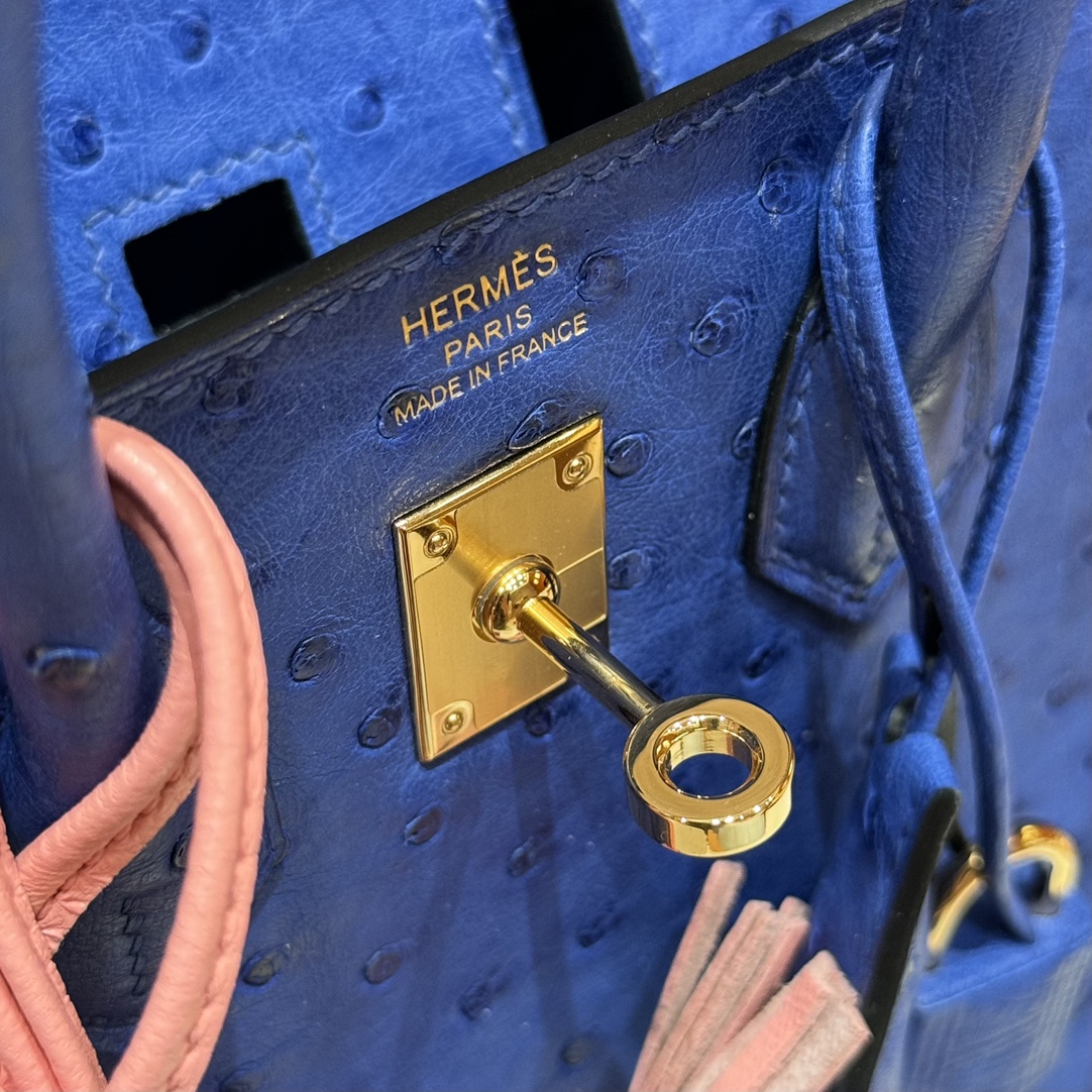 Hermès Birkin O7Bleuet Handbag (Handmade to Order)