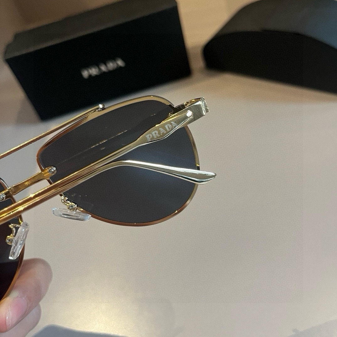 Prada round frame sunglasses