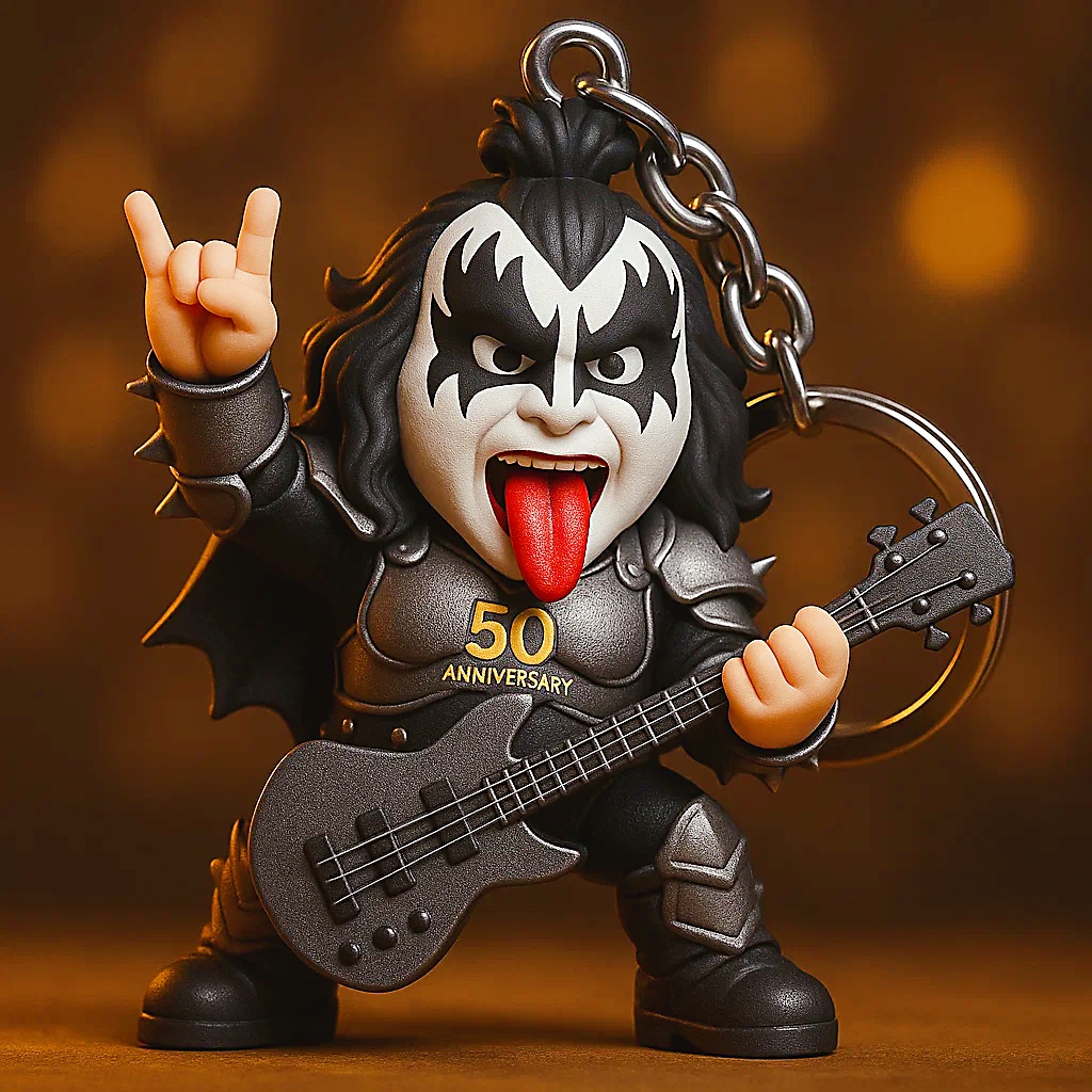 KISS 50th Anniversary Keychain