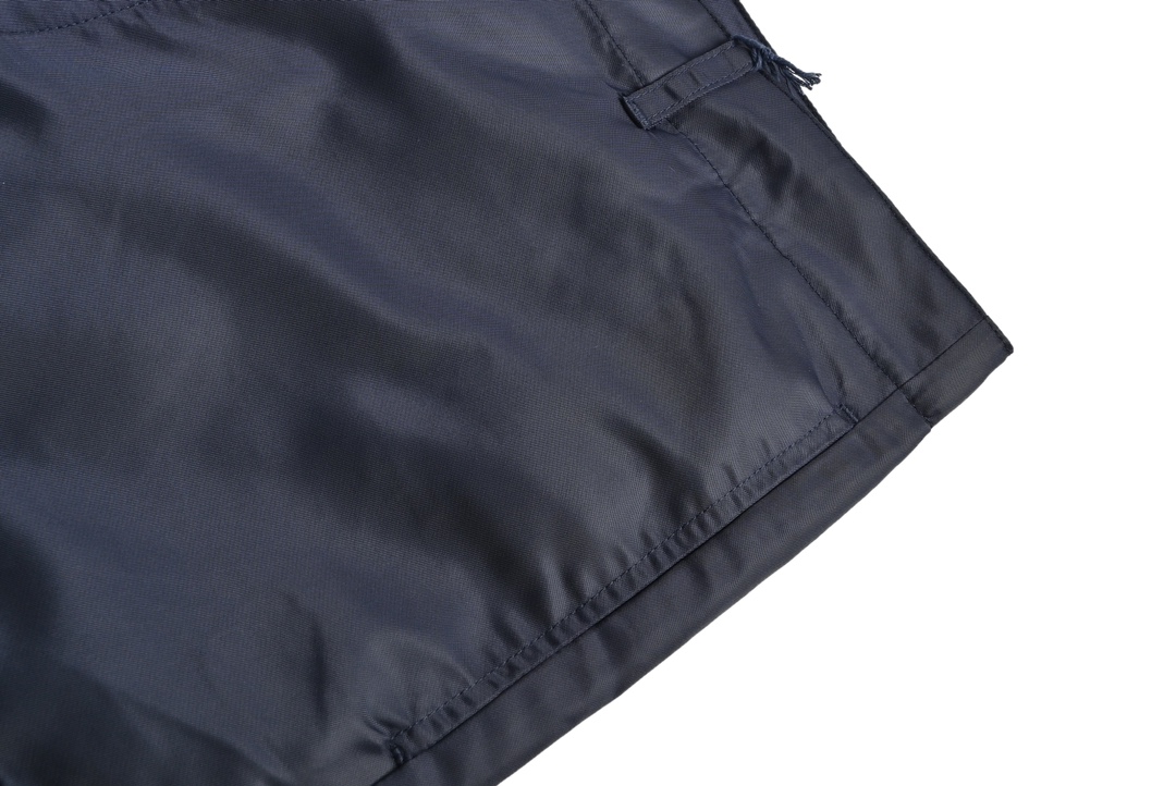 Prada 23Fw side pocket nylon trousers