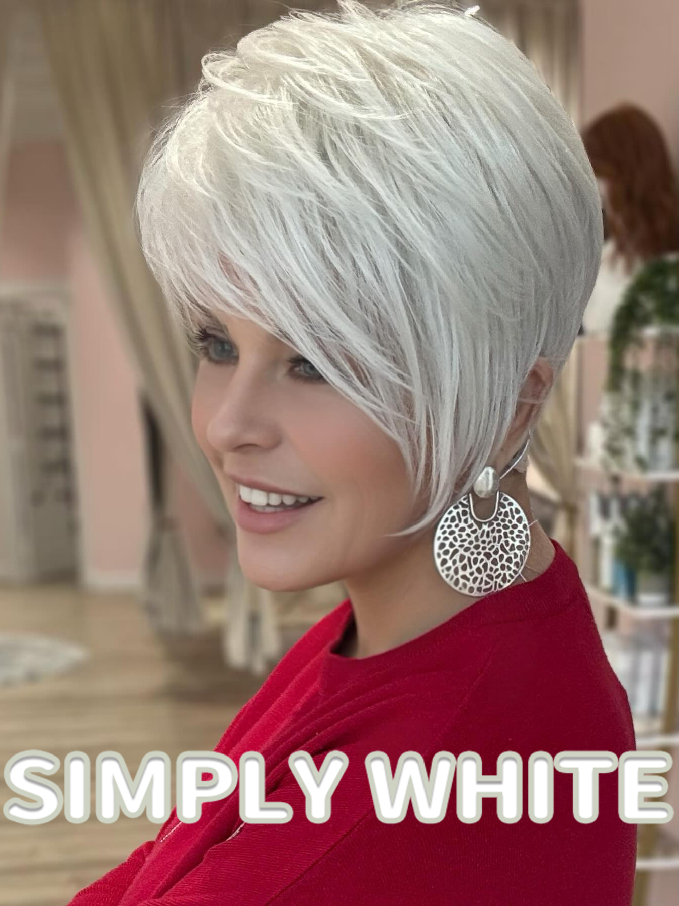 Modern Short Bob Wig With Feathered Layers