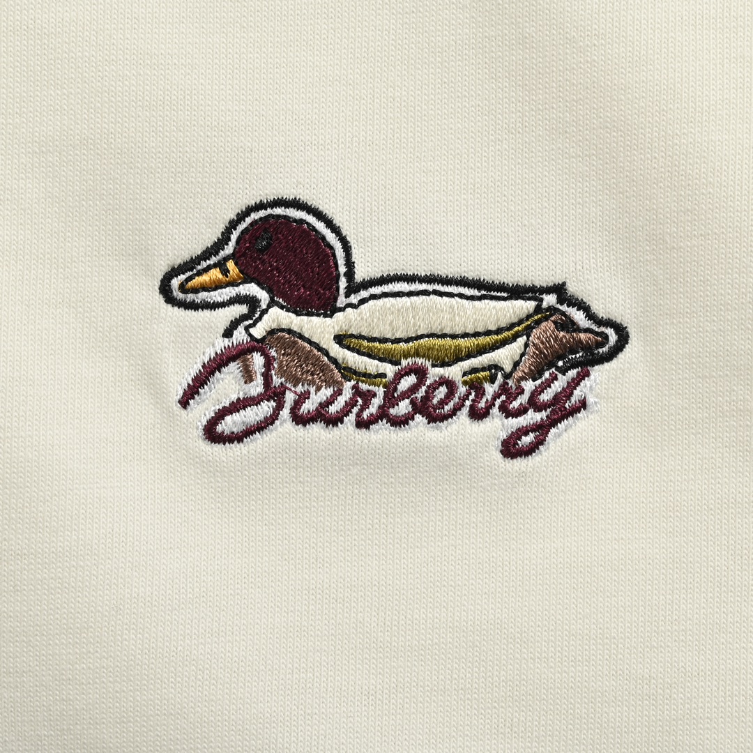 Burberry 24ss duck embroidered short sleeve