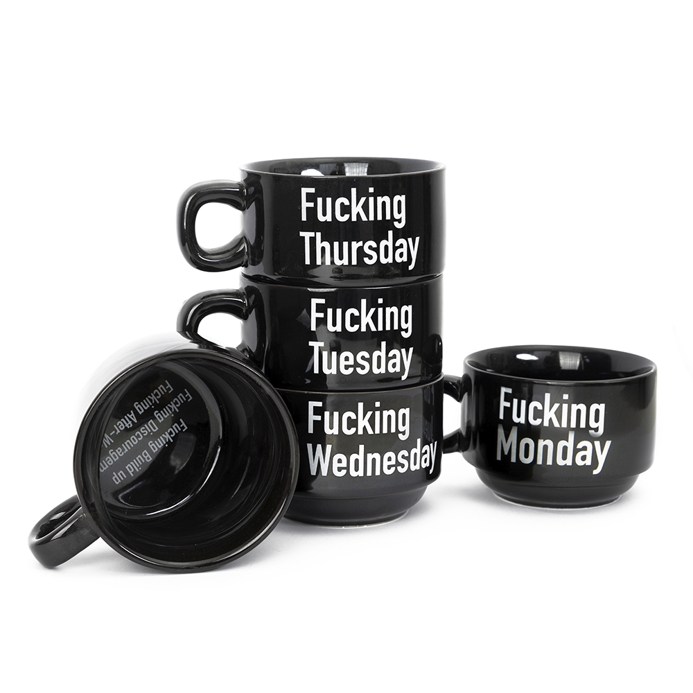 F*#cking Weekday Cups | Express Hatred For Each Day of  Week