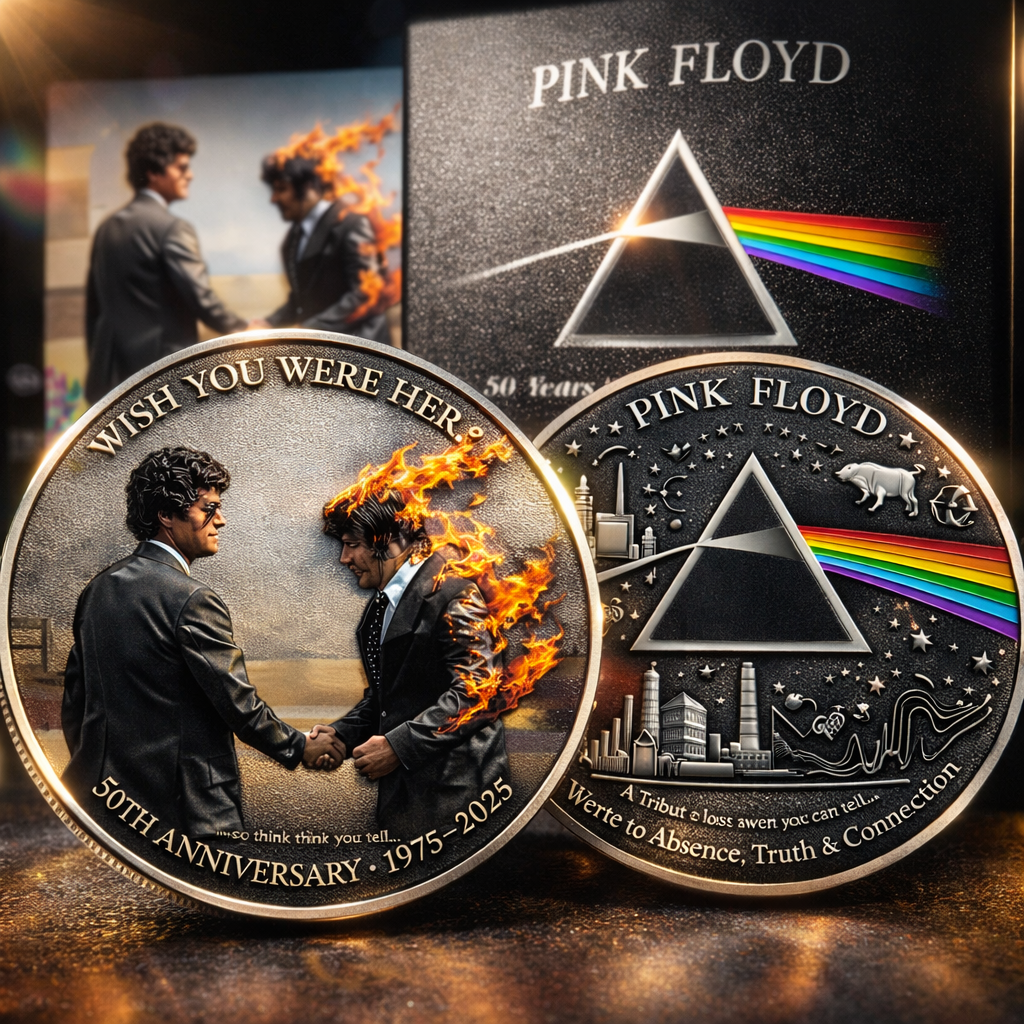 Pink Floyd – Absence & Truth · 50 Years of “Wish You Were Here” Commemorative Coin