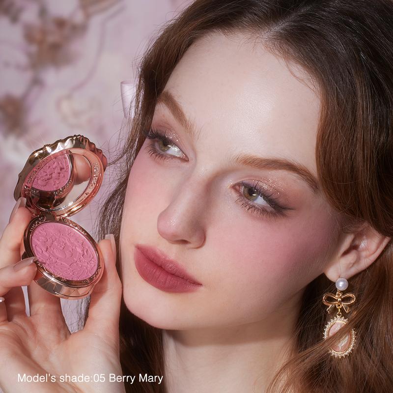 Strawberry Rococo Collection Embossed Blush