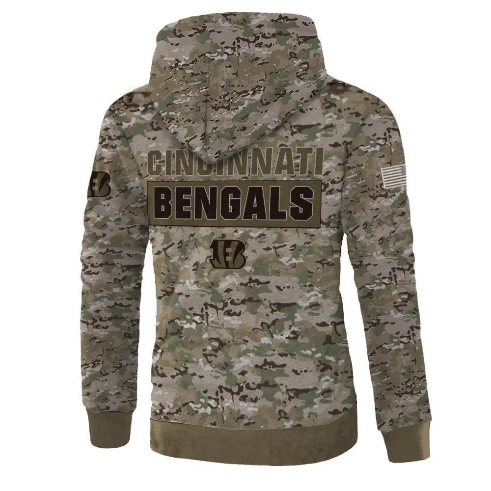 CINCINNATI BENGALS 3D HOODIE CB006