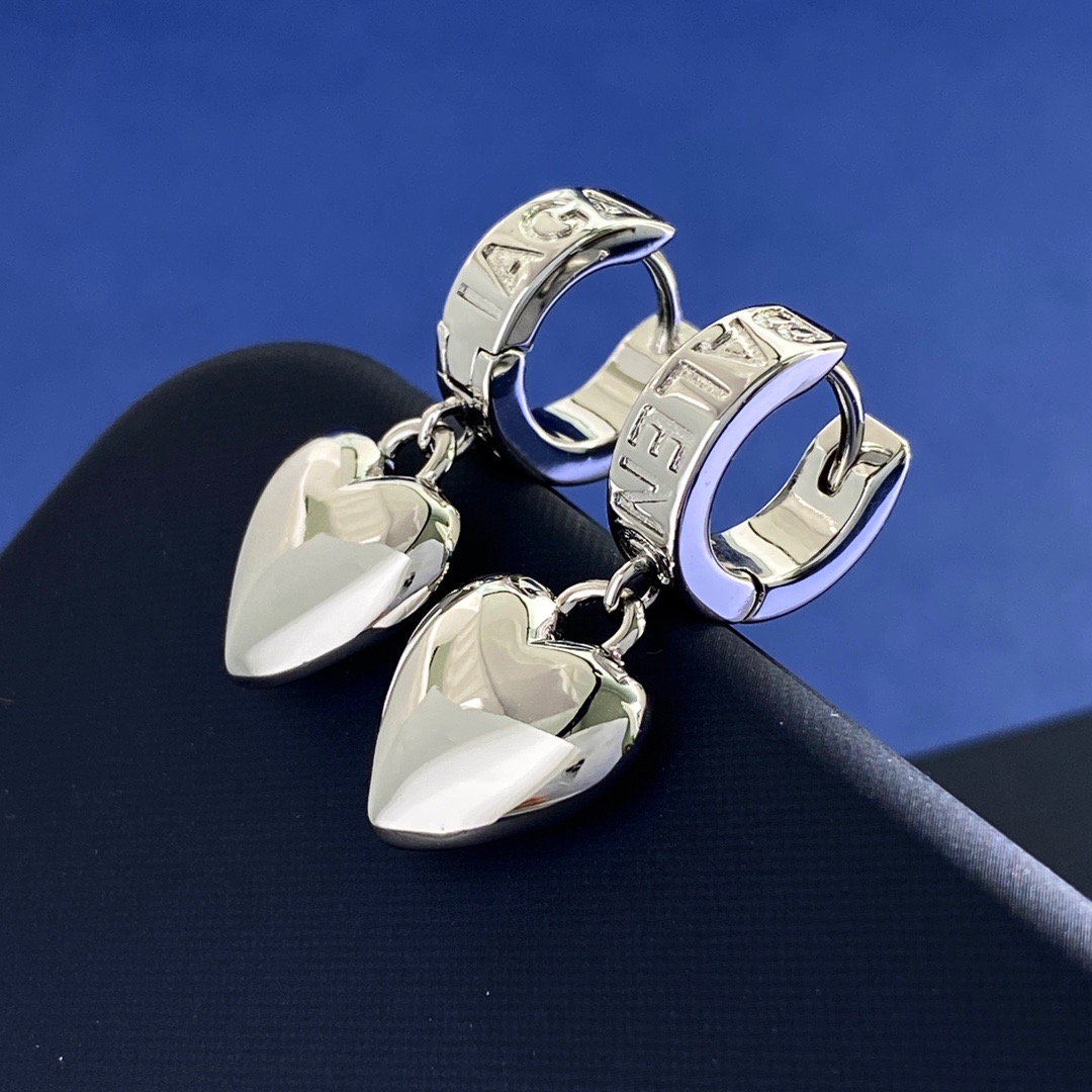 Balenciaga Heart Earrings