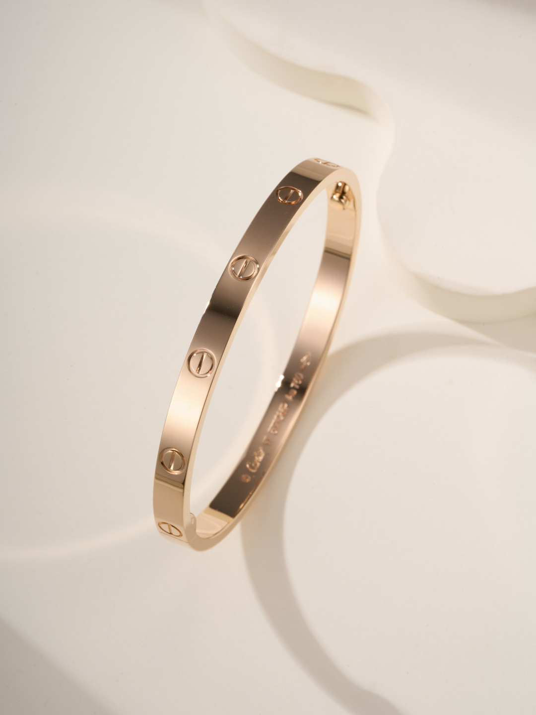 Cartier 2025 4.8mm medium version single open diamond-free bracelet