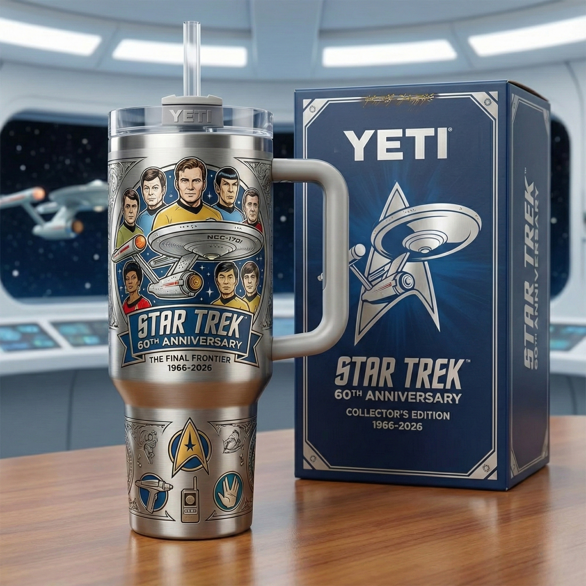 Star Trek 60th Anniversary Limited-Edition Tumbler