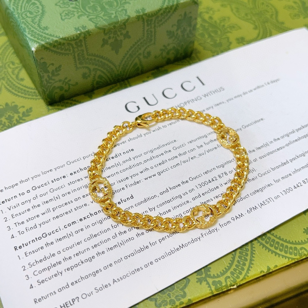 Gucci GG Flat Chain Bracelet