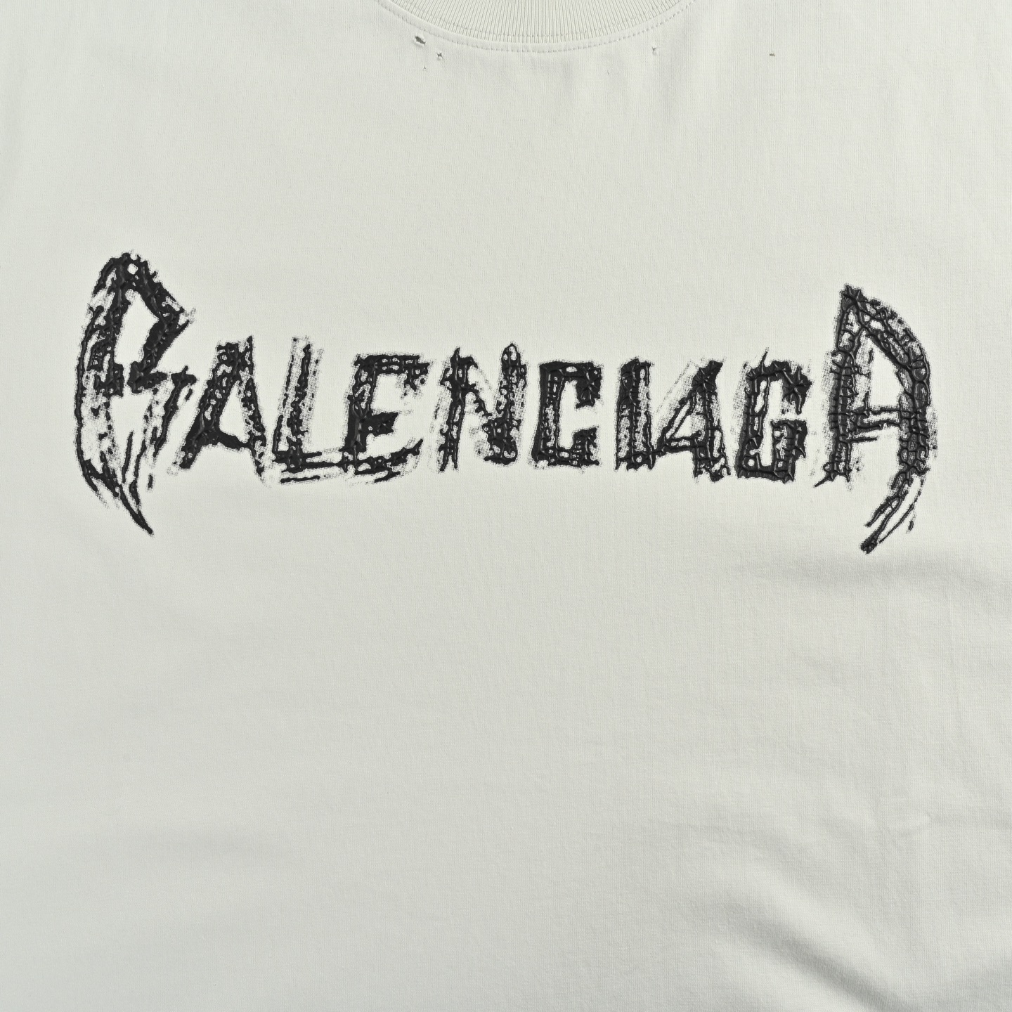 Balenciaga 24ss graffiti letter bone print short sleeve