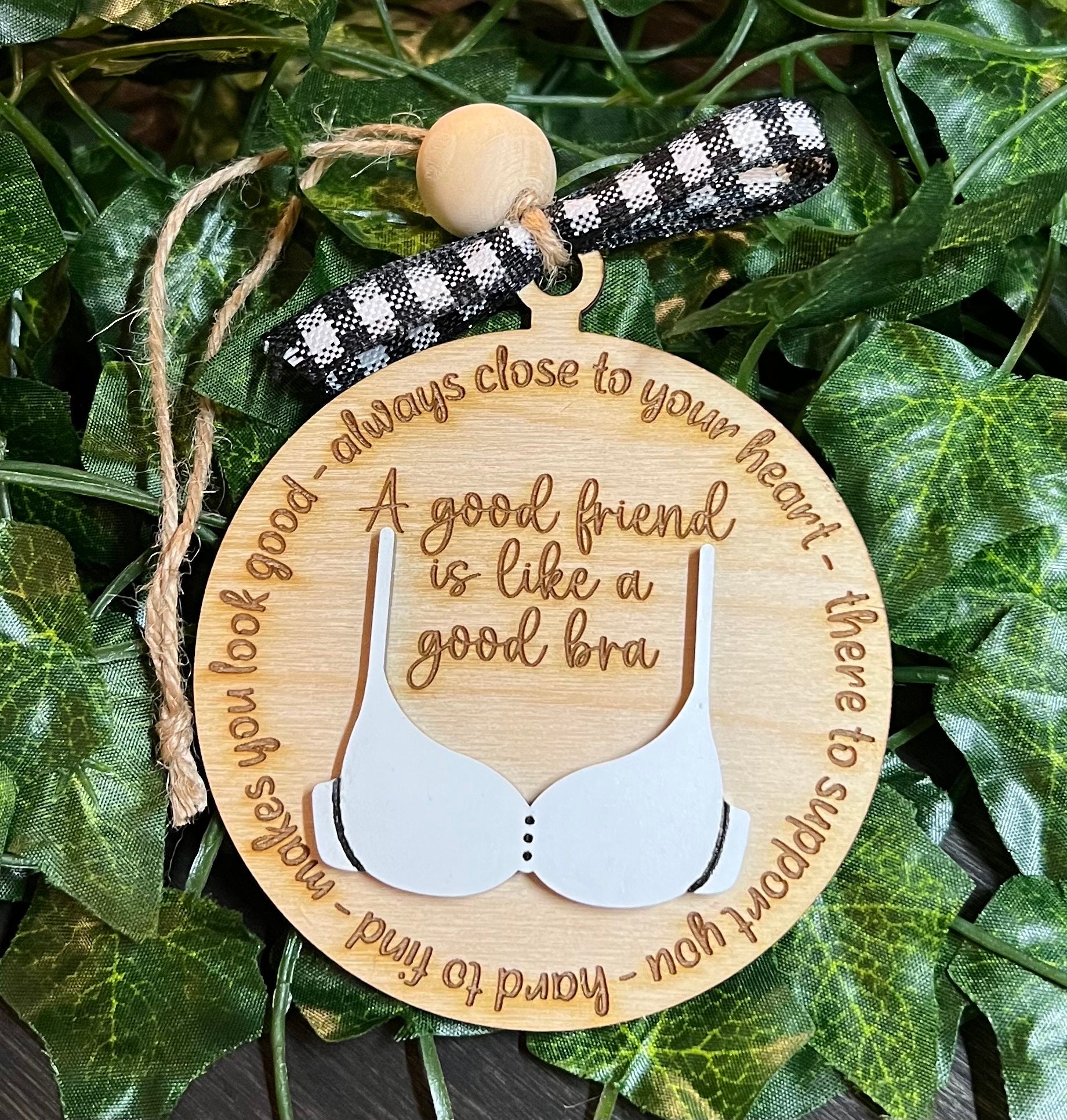 Funny Friendship Christmas Ornament