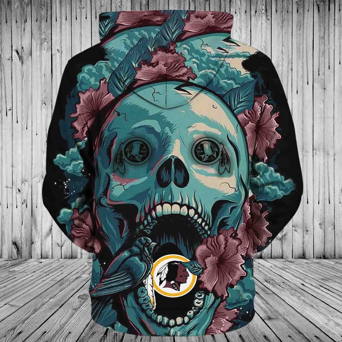 WASHINGTON HOODIE 3D FLOWER 19