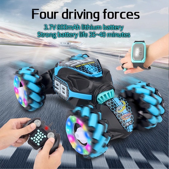 Drift Stunt–(🔥Last Day Promotion-SAVE 50% OFF)-Gesture Sensing RC Stunt Car With Light & Music BUY 1 FREE SHIPPING