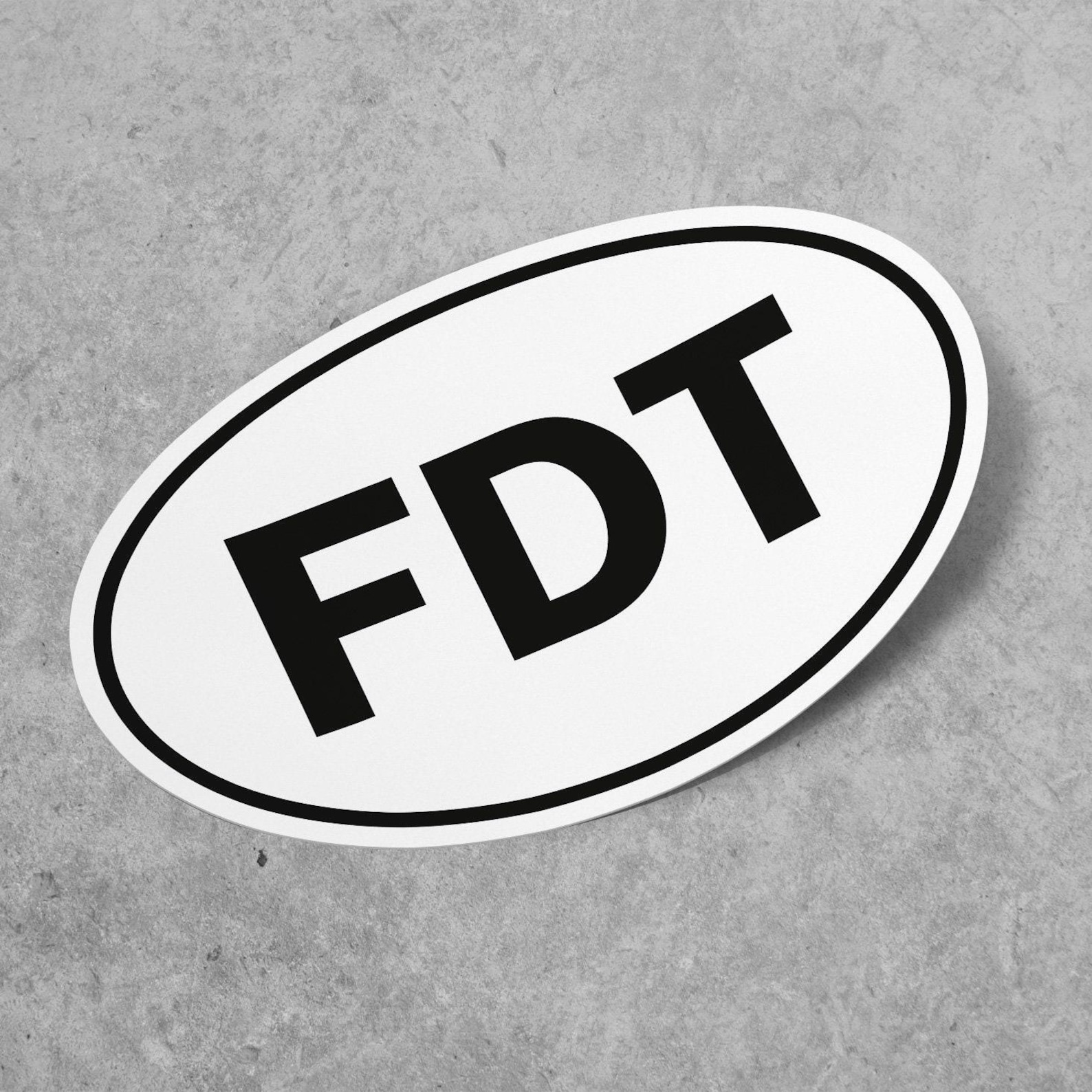 FDT Vinyl Decal | Subtle way to make a point