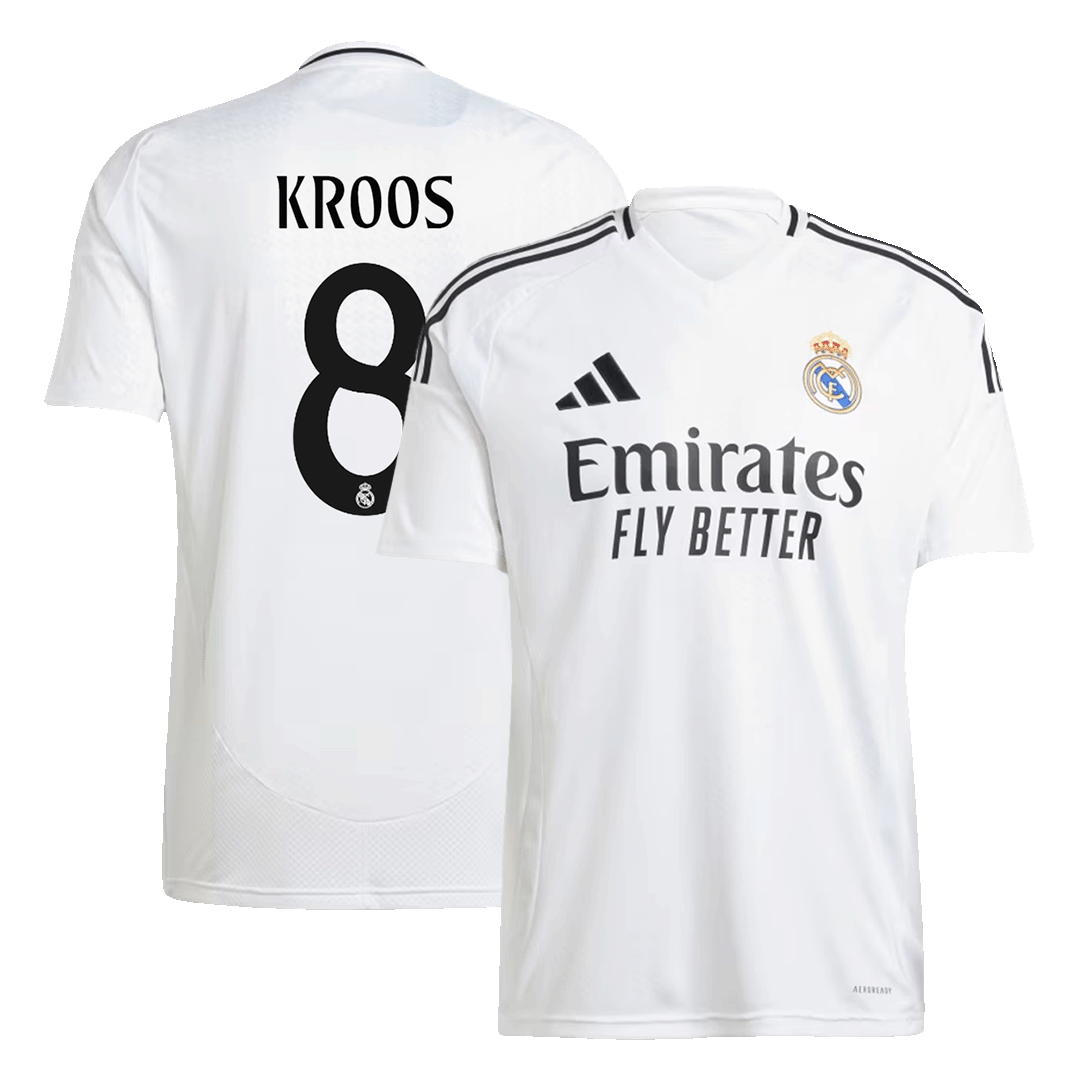 Real Madrid KROOS #8 Home Football Shirt 2024/25