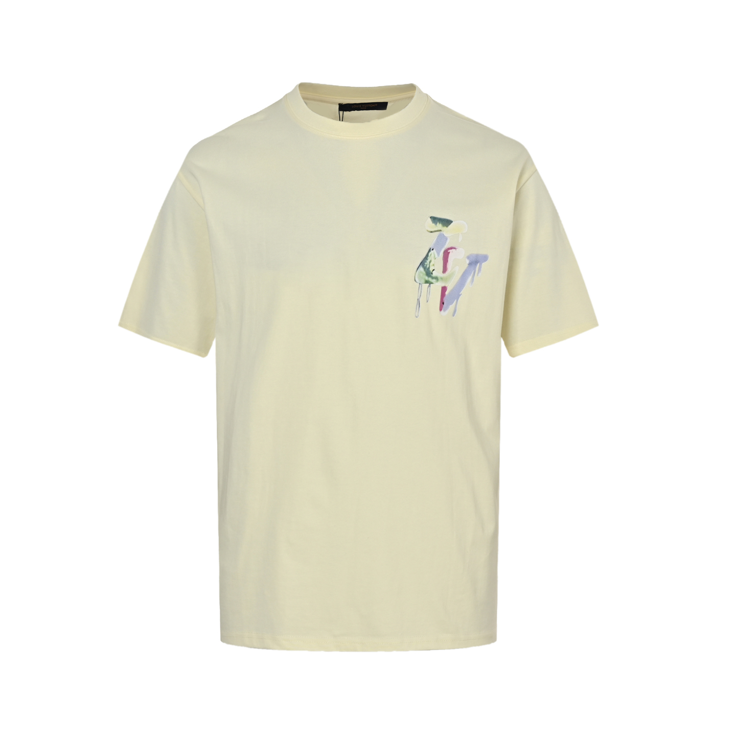 Louis Vuitton 23ss Melted Hand Drawn Graffiti Letters Printed Short Sleeve