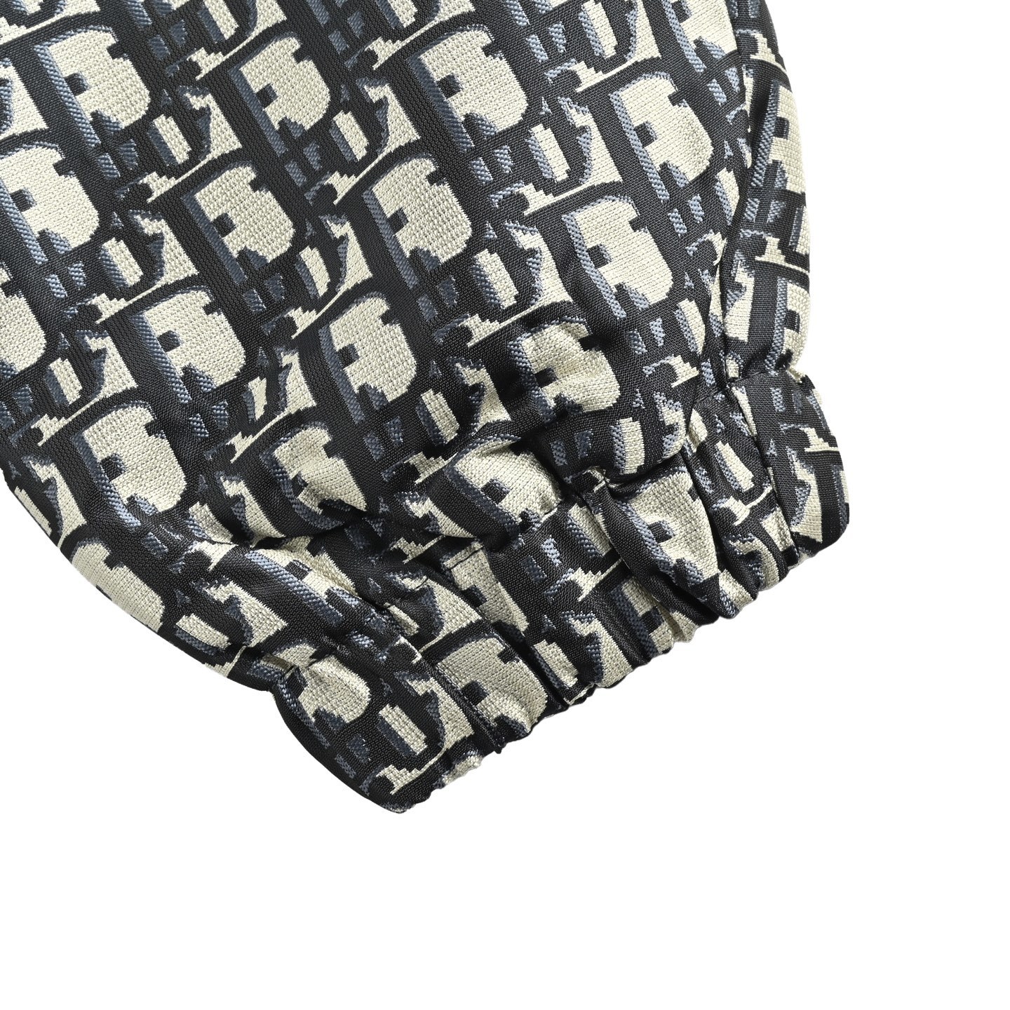 Dior 25Fw all-over monogram print hooded jacket with arm zip pockets