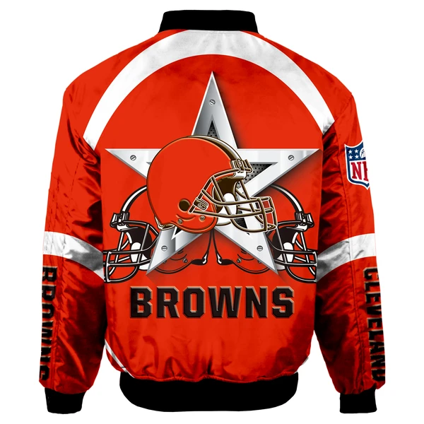 CLEVELAND BROWNS BOMBER JACKET