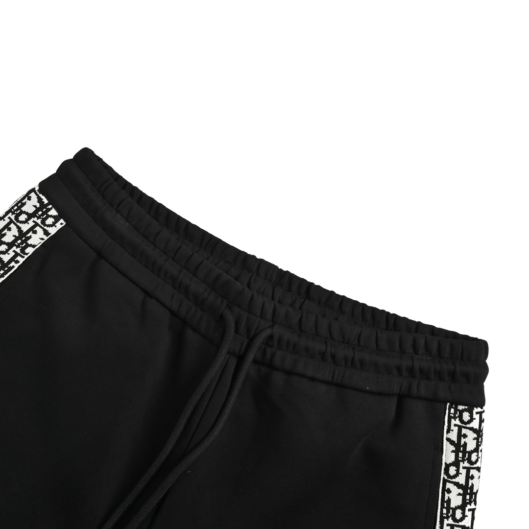 Dior 24Fw embroidered CD ribbon trousers