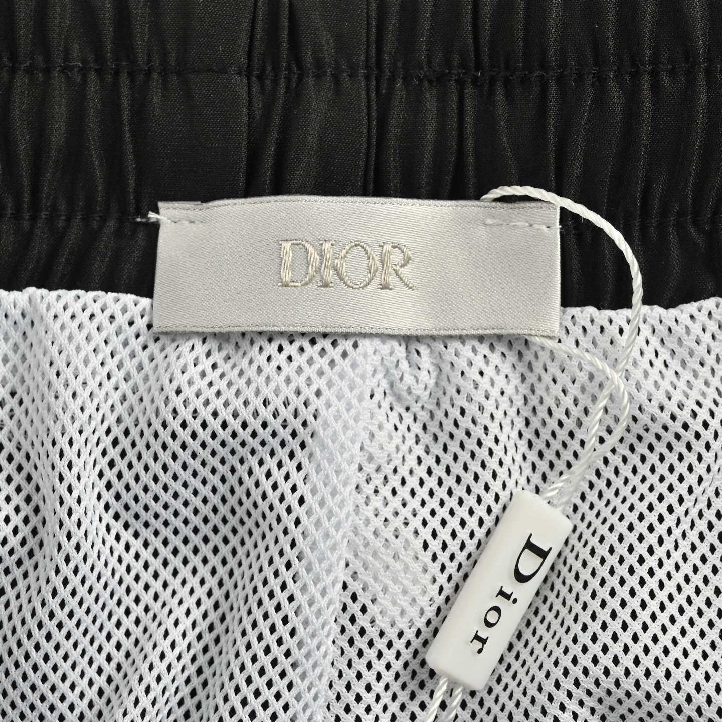 Dior 25ss embroidered letter back pocket monogram beach shorts