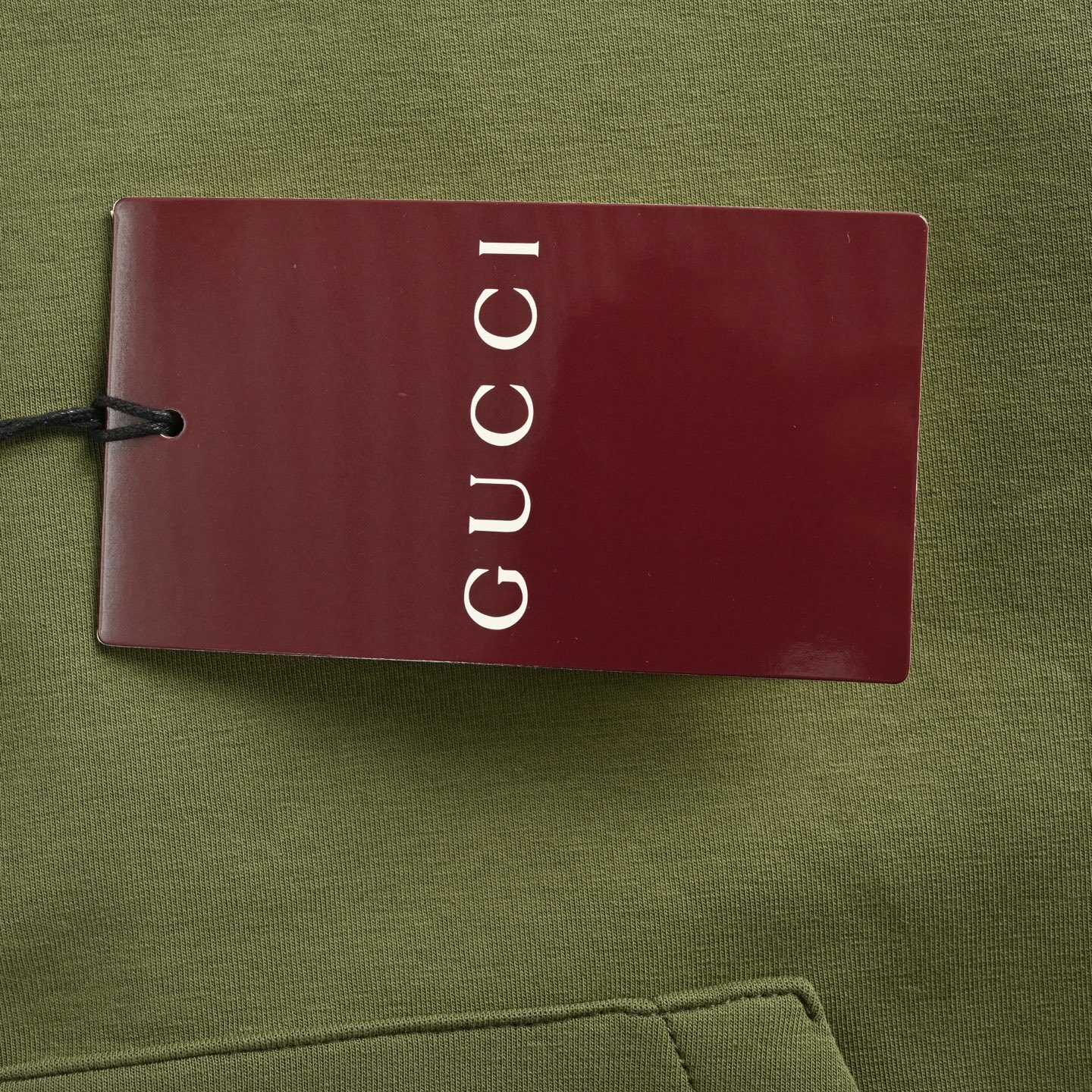 Gucci 25ss small logo embroidered space cotton zip-up hooded jacket