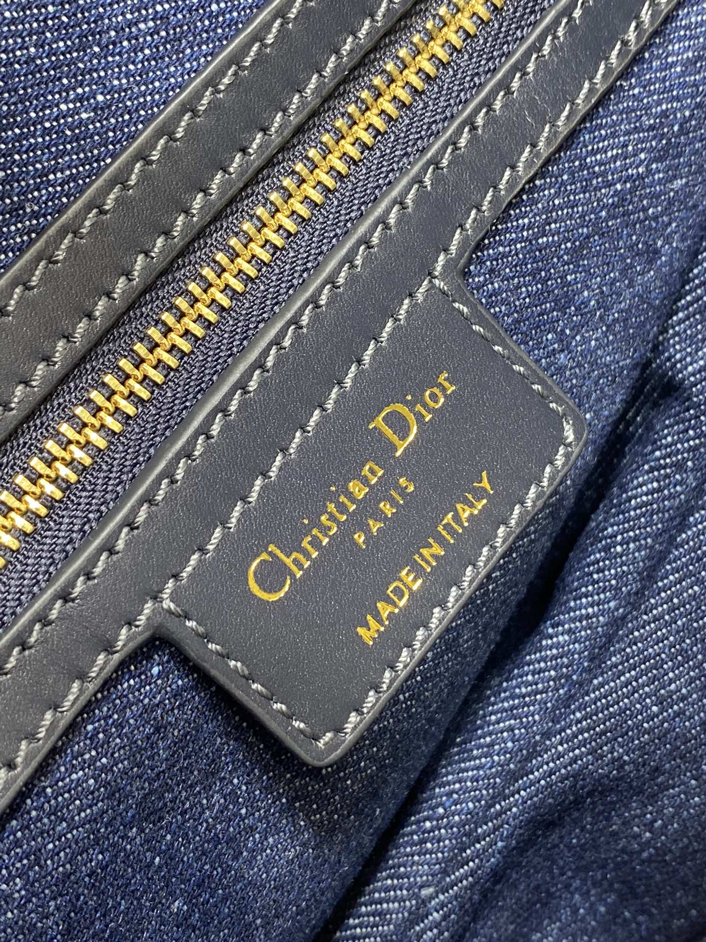Dior Saddle series denim saddle bag