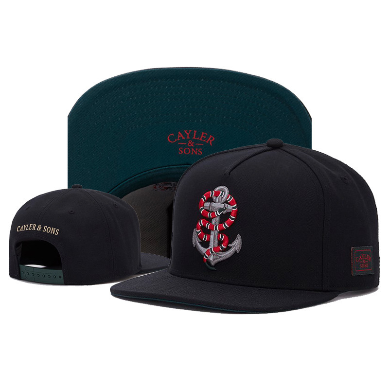 New hip-hop dome wide brim unisex adjustable snapback hat