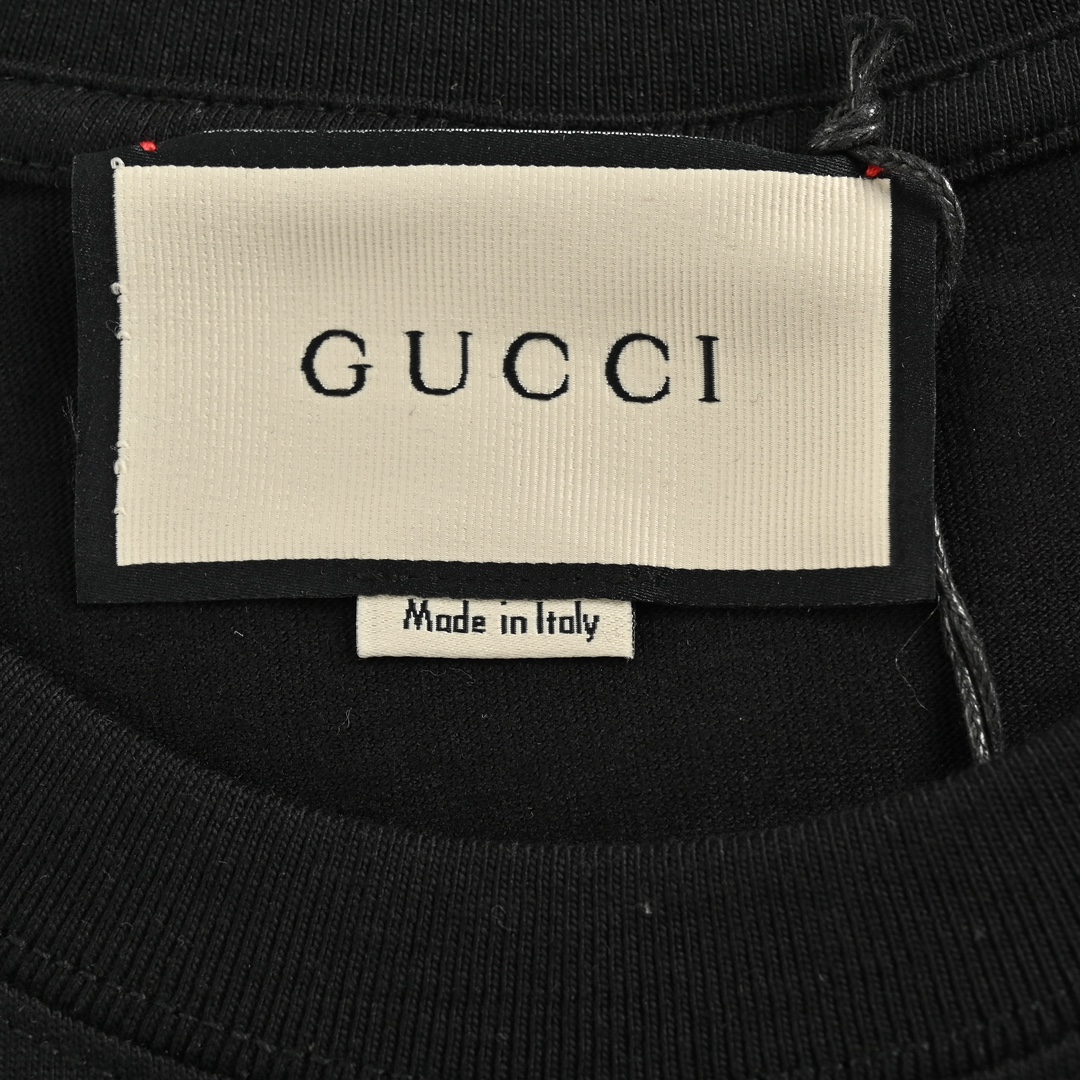 Gucci 24ss Double G colorblock print short sleeves