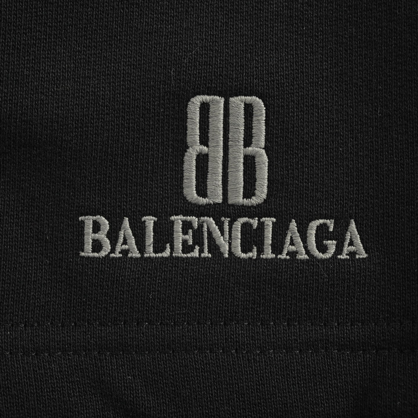 Balenciaga 25ss Parisian embroidered shorts with double B capital letters