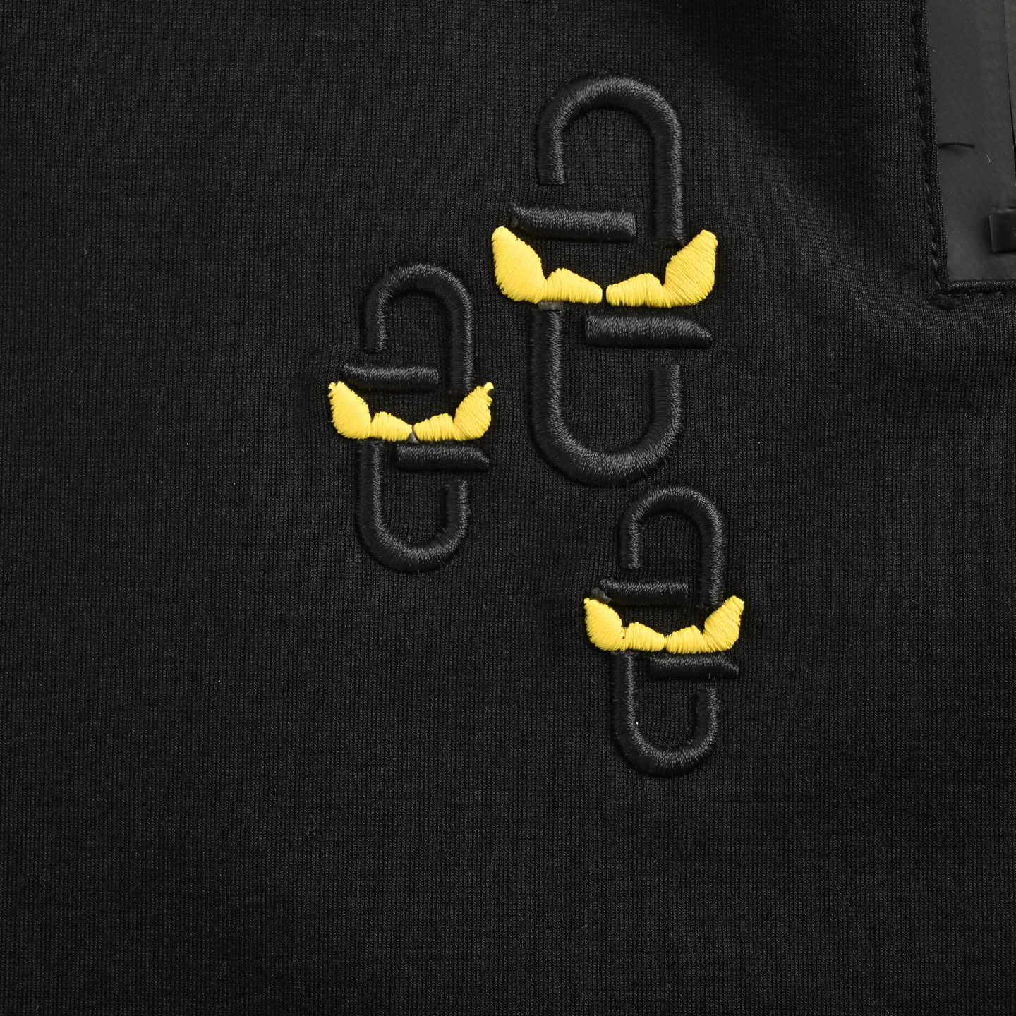 Fendi 25ss Monster Eye Logo Embroidered Shorts